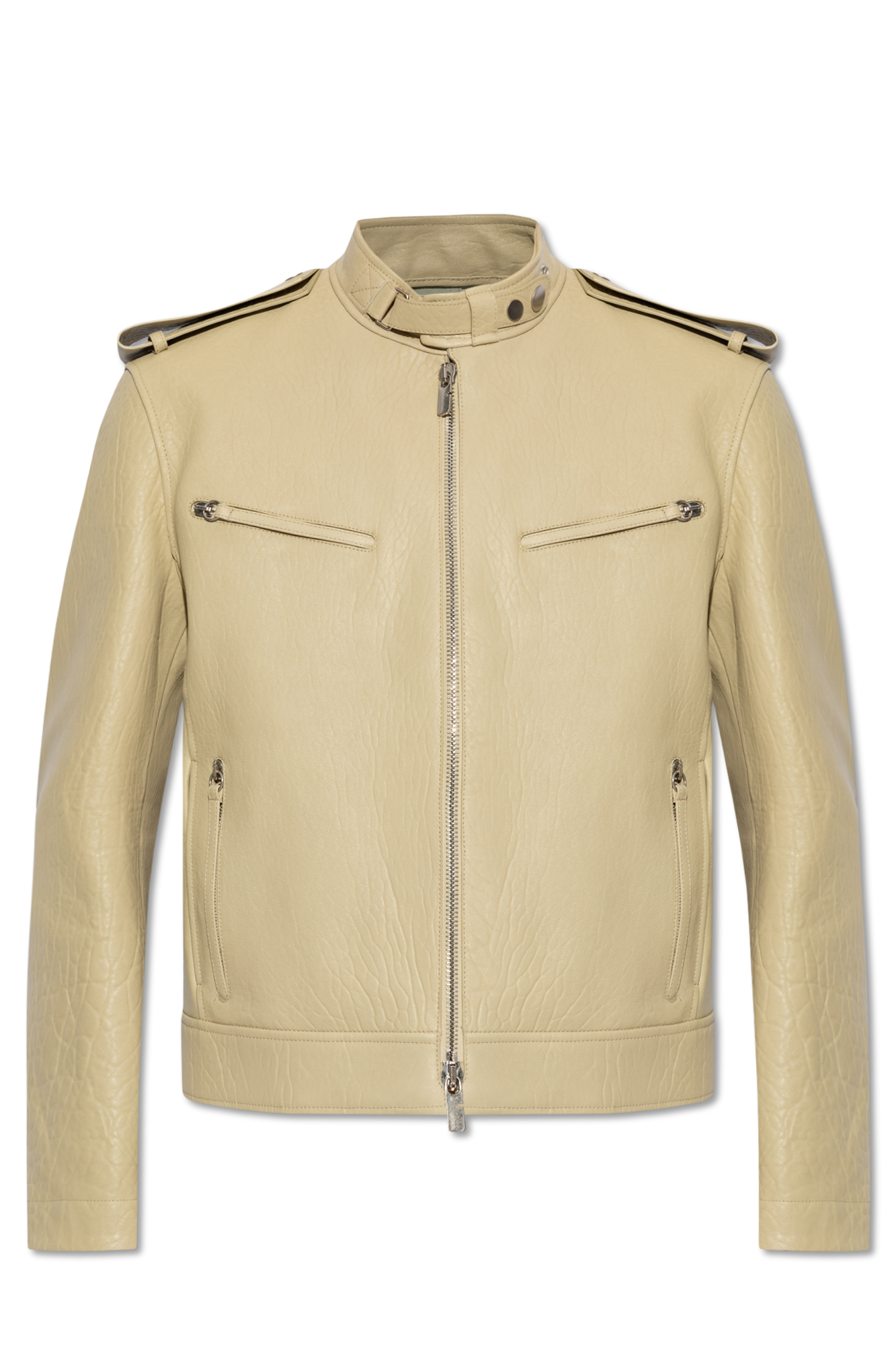 Burberry london leather jacket on sale